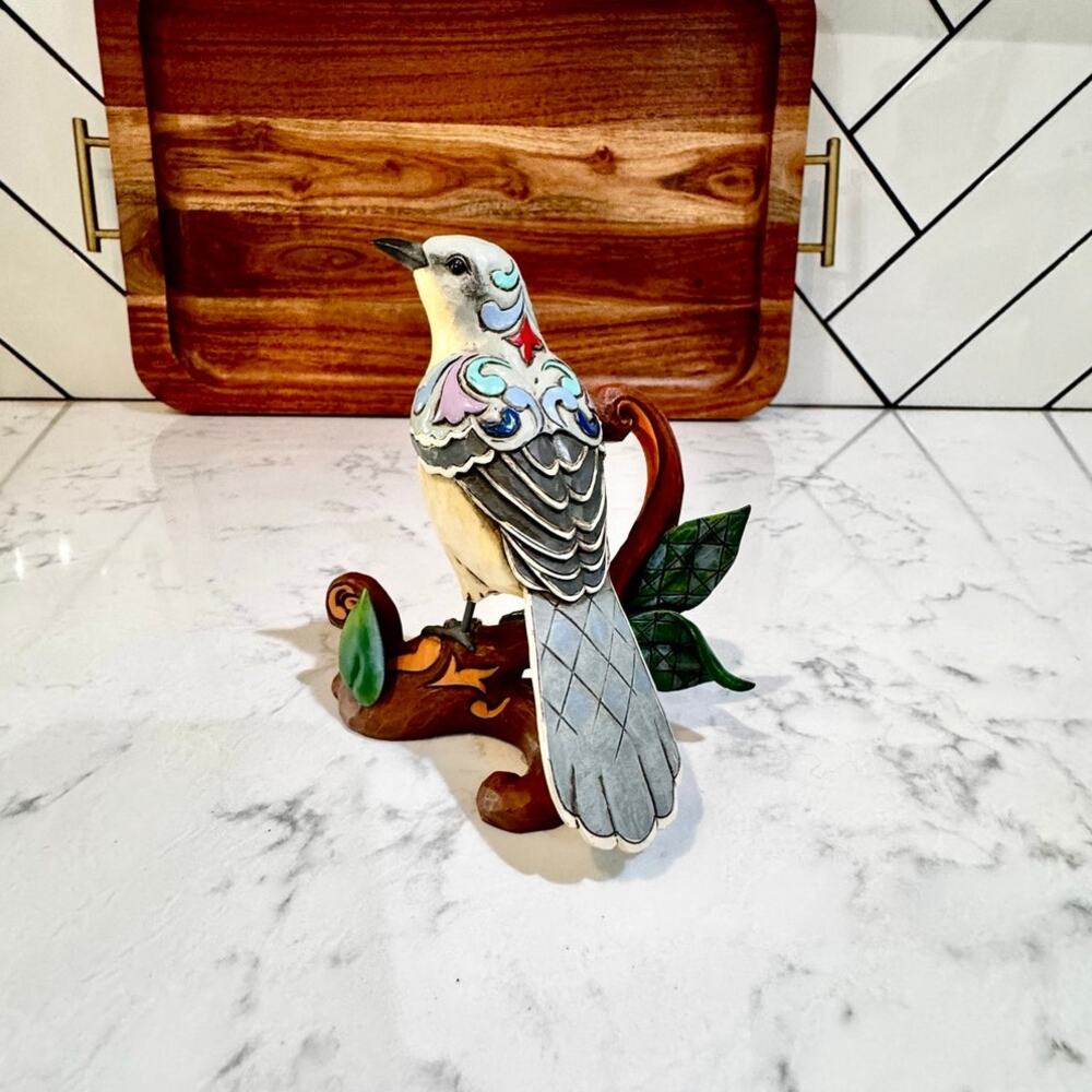 Jim Shore Heartwood Creek "Delight in the Sounds of the Mockingbird" Figurine